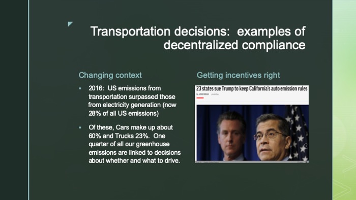 Image of data and article intro photo on transportation decisions